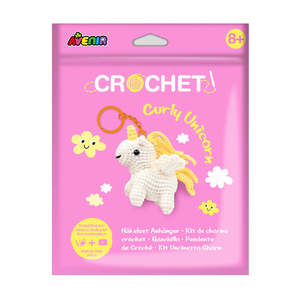Art Craft: Avenir Crochet Curly Unicorn