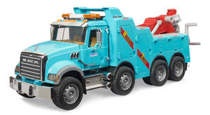 Vehicles: Bruder MACK Granite Heavy Tow Truck