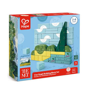Hape The Met Van Gogh Building Block Set