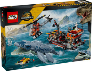 Lego: Lego Jurassic Mosasaurus Dinosaur Boat Attack 77983