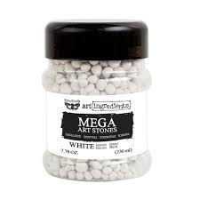 Prima Collections: Finnabair Art- Large Stones White 964672