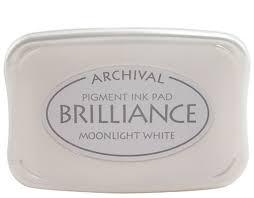 Brilliance Ink Pads: Brilliance - BR-80 - Moonlight White