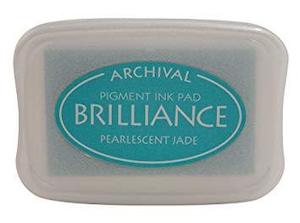 Brilliance Ink Pads: Brilliance - BR-41 Pearlescent Jade