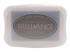 Brilliance Ink Pads: Brilliance BR-90 - Starlite Black