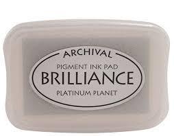 Brilliance Ink Pads: Brilliance -BR-92  Platinum Planet