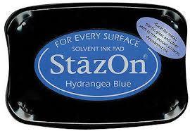 Stazon Ink Pads: StazOn -SZ-64 Hydrangea Blue