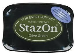 Stazon Ink Pads: StazOn - Olive Green