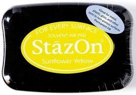 Stazon Ink Pads: StazOn -SZ-93 Sunflower Yellow