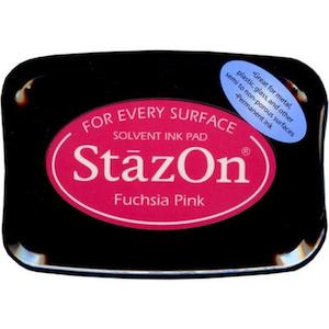 Stazon Ink Pads: StazOn -SZ-82 Fuschia Pink