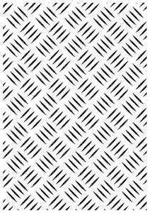 Kaisercraft Workshop Aug 19: EF209 : Embossing Folder 106x150mm Checker Plate
