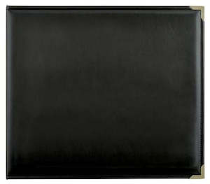 Kaisercraft Under The Gum Leaves Oct 19: SA002 :  Kaisercraft   Albums : D-Ring Album Leather - Black