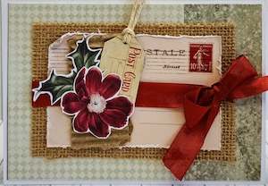 6 Card And Folio Class 13 10 19: Craftables MultiPack 6 Card Set - A very Vintage Christmas (CK)