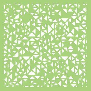 Kaisercraft : IT501 - 6x6 Designer Template - Tiny Triangles