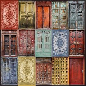 Kaisercraft Grand Bazaar Dec 19: Kaisercraft : P2870 - Grand Bazaar 12x12 Scrapbook Paper - Doorway