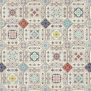 Kaisercraft Grand Bazaar Dec 19: Kaisercraft : P2867 - Grand Bazaar 12x12 Scrapbook Paper - Ceramic Tiles