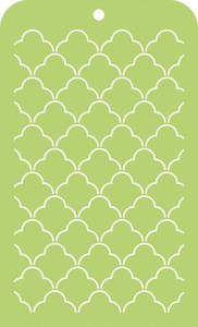Kaisercraft Grand Bazaar Dec 19: IT031 - Kaisercraft : Mini Designer Templates - Scallop Lattice