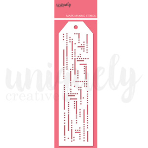 Uniquely Creative Stencils: Matrix Mark Making Stencil (Teen Spirit)