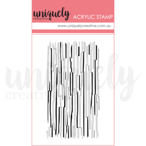 Uniquely Creative Stamps: UC1875 : Sketchy Lines Mini Mark Making Stamp (Shades of Whimsy)