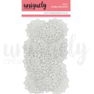 Uniquely Creative Embellishments: UCE1846 : Lace Doilies - Tranquility (Uniquely Creative)