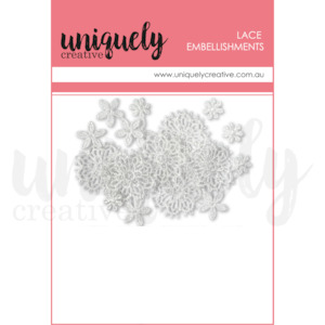 Uniquely Creative Embellishments: UCE1995 : Lace Daisies (Gypsy Heart / Boho Soul)