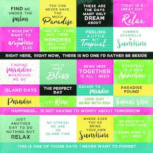 P2909 - Sunkissed 12x12 Scrapbook Paper - Martini