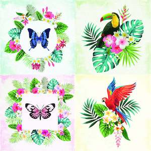 Kaisercraft Sunkissed March 2020: P2907 - Sunkissed 12x12 Scrapbook Paper - Pineapple Sour