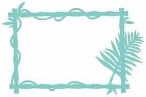 Kaisercraft Sunkissed March 2020: DD826 - Decorative Die - Bamboo Frame