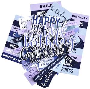 Kaisercraft Amethyst April 2020: CT986 Kaisercraft- Amethyst Sentiment Collectables