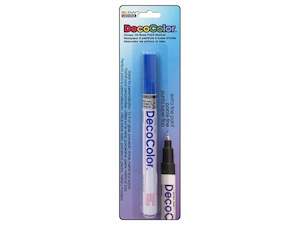 Decocolor Paint Pens: Decocolor paint pens -Blue Fine Point