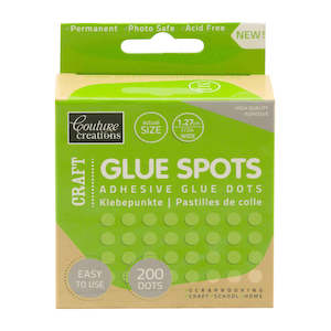 Glue Dots: Adhesive - Glue Spots - Craft (1.27cm x 200pc)