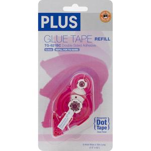 Tape Runners: Plus -Glue Tape Double Sided Roller - Dot Tape