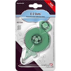 Tape Runners: Adhesive - E-Z Dots - Repositionable (1/2 inch) - Refill