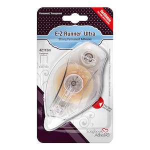Tape Runners: Adhesive - E-Z Runner - Ultra Strong Permanent Transparent Adhesive Refillable