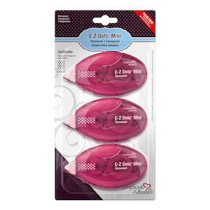 Tape Runners: Adhesive - E-Z Dots - Mini Value Pack (3 Dispensers)