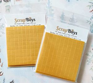 Foam Dots: Scrapboys -Foam Squares 1cm x 1cm