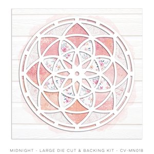 Cocoa Vanilla Midnight: Coco Vanilla : CV-MN018 - Midnight œLarge Die Cut & Backing Kit �