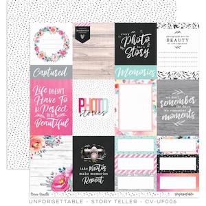 Cocoa Vanilla Unforgettable: Coco Vanilla : CV-UF006 - Unforgettable  œStory Teller � Paper