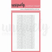 Uniquely Creative Stamps: UC1835:  Mini Stamp - Zig Zag
