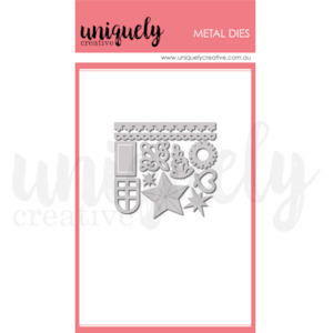 UCD2066 : Tiny House Accessories Die (A Very Vintage Christmas)