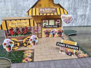 Buttercup Florist : Flower Store  - Village Lane Collection by 3Quarter Designs