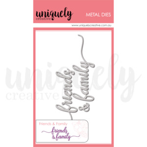 Uniquely Creative Dies: UCD2184 : Family & Friends Die (Patchwork Roses)