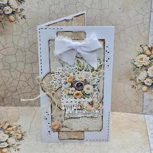 Cardmaking Kits No Instructions: C2510 : Rustic Wobble Card (CK)