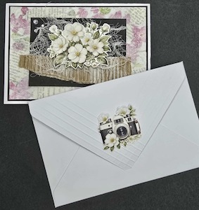 C2509 : Mixed Media Shabby Card (CK)