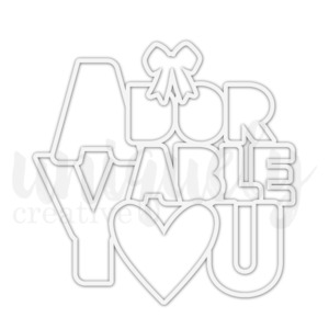UCE2111 : Adorable You Overlay (Indigo Bloom)