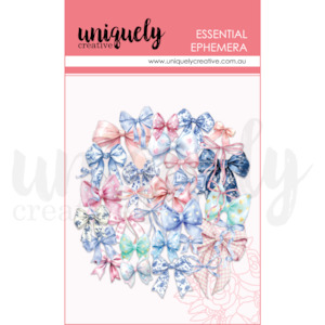 UCE2108 : Bows Ephemera (Indigo Bloom)