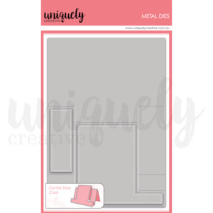 Uniquely Creative Dies: UCD2204 : Centre Stepper Card Die (Home for Christmas)