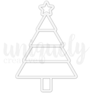 Uniquely Creative Embellishments: UCE2131 : Christmas Tree Overlay (Home for Christmas)