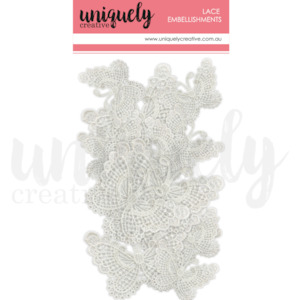UCE1845 : Lace Butterflies - Tranquility (Uniquely Creative)