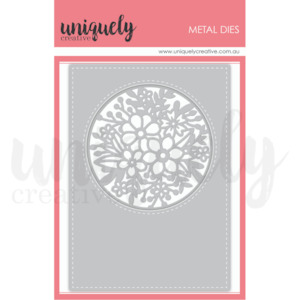 UCD1986 : Flower Window Die - Tranquility (Uniquely Creative)