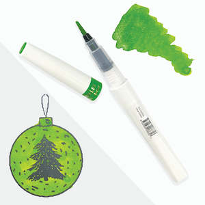 Couture Creations W: Winkles Glitter Brushes - Lime Green